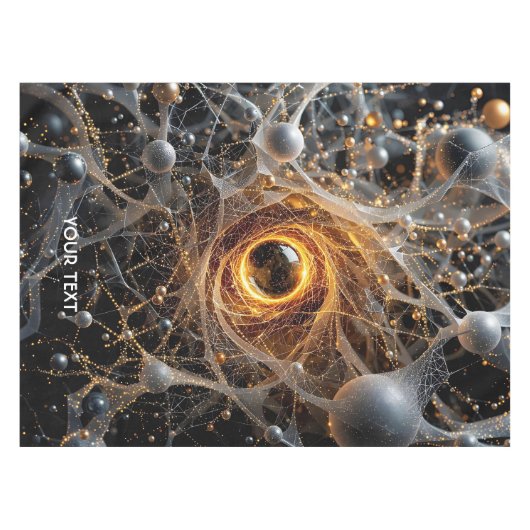 Fantasy Niedlich Abstrakt Space Scene Tischdecke (Vorderseite (Horizontal))