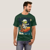 Fantasy Niedlich Alien Space Ship T-Shirt (Vorne ganz)