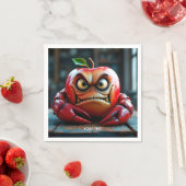 Fantasy Niedlich Angry Apple Crab Serviette (Beispiel)