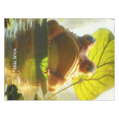 Fantasy Niedlich Angry Frosch Leaf Tischdecke (Vorderseite (Horizontal))