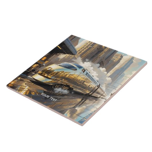 Fantasy Niedlich Art Deco Bahn Fliese (Seite)