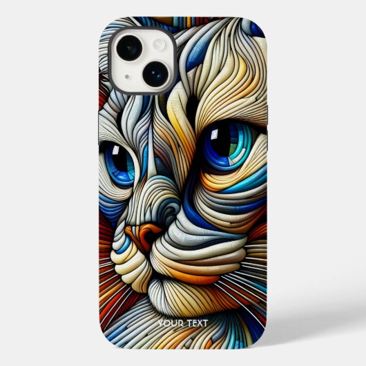 Fantasy Niedlich Art Deco Cat Case-Mate iPhone Hülle (Rückseite)