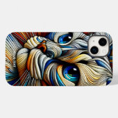 Fantasy Niedlich Art Deco Cat Case-Mate iPhone Hülle (Rückseite (Horizontal))