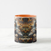 Fantasy Niedlich Astronaut Buch Blume Tasse (Zentrum)
