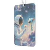 Fantasy Niedlich Astronaut Space Blume Autolufterfrischer (Links)