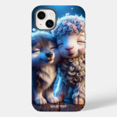 Fantasy Niedlich Babies Sheep Wolf Case-Mate iPhone Hülle (Rückseite)