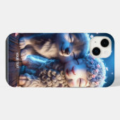 Fantasy Niedlich Babies Sheep Wolf iPhone Hülle (Rückseite (Horizontal))