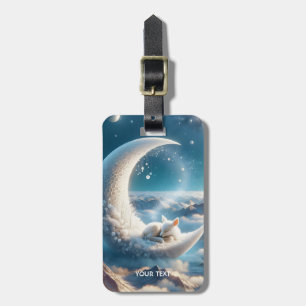 Fantasy Niedlich Baby Deer Moon Gepäckanhänger