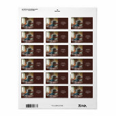 Fantasy Niedlich Baby Elephant Jeans Adressaufkleber (Vorne)