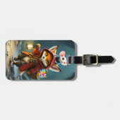Fantasy Niedlich Baby Fox Mouse Gepäckanhänger (Vorderseite horizontal)