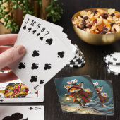 Fantasy Niedlich Baby Fox Mouse Spielkarten (In Situ)
