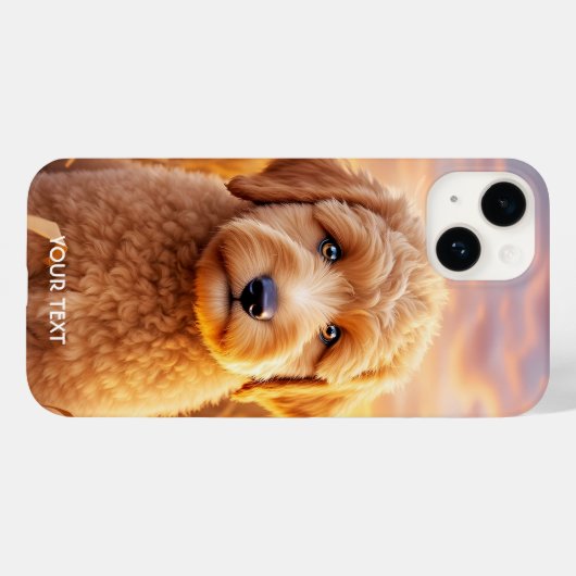Fantasy Niedlich Baby Labradoodle Weize Case-Mate iPhone Hülle (Rückseite (Horizontal))