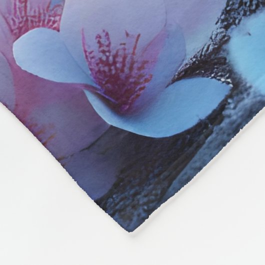 Fantasy Niedlich Baby Snow Leopard Fleecedecke (Ecke)