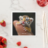 Fantasy Niedlich Baby Tiger Finger Serviette (Beispiel)