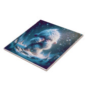 Fantasy Niedlich Baby Yeti Winter Fliese (Seite)