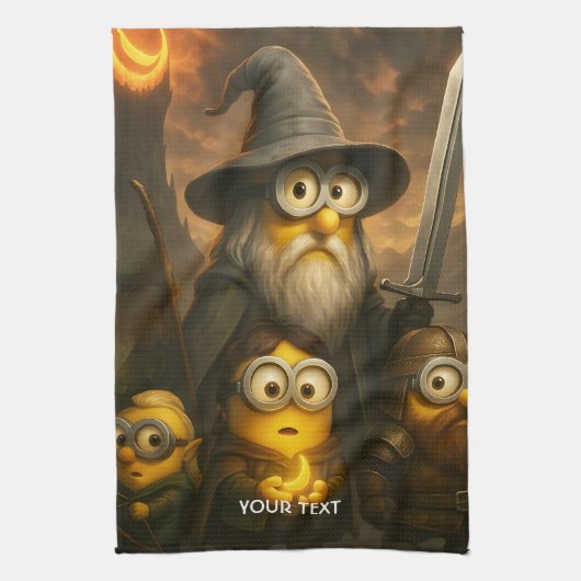 Fantasy Niedlich Bananas Braves Party Geschirrtuch (Vertikal)