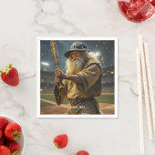 Fantasy Niedlich Baseball Wizard Bat Serviette (Beispiel)