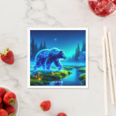 Fantasy Niedlich Bear River Meadow Serviette (Beispiel)