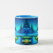 Fantasy Niedlich Bear River Meadow Tasse (Zentrum)