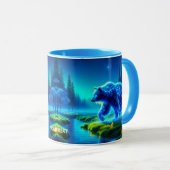 Fantasy Niedlich Bear River Meadow Tasse (VorderseiteRechts)