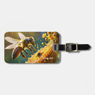 Fantasy Niedlich Bee Blume Sun Gepäckanhänger