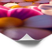 Fantasy Niedlich Bee Blume Sun Poster (Ecke)