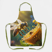 Fantasy Niedlich Bee Blume Sun Schürze (Vorderseite)