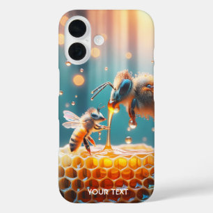 Fantasy Niedlich Bees Momma Baby iPhone 16 Hülle
