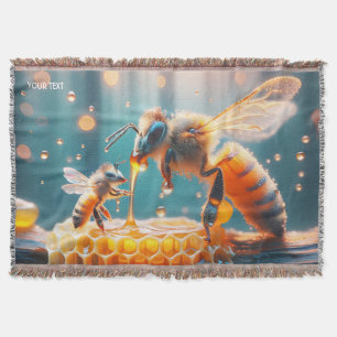 Fantasy Niedlich Bees Momma Baby Decke