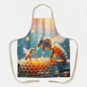 Fantasy Niedlich Bees Momma Baby Schürze (Vorderseite)