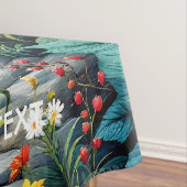 Fantasy Niedlich Big Cats Blume Tischdecke (Beispiel)