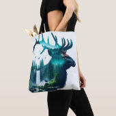 Fantasy Niedlich Big Elk Landschaft Tasche (Von Nahem)