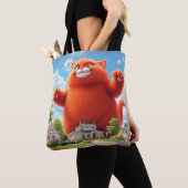 Fantasy Niedlich Big Orange Cat Tasche (Von Nahem)