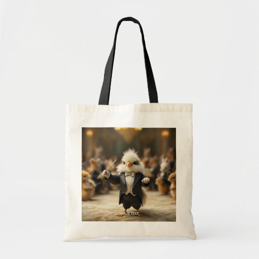 Fantasy Niedlich Bird Conduct Orchestra Tragetasche (Vorne)