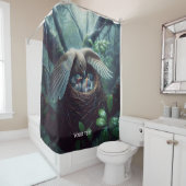 Fantasy Niedlich Bird Nest Rain Duschvorhang (Beispiel)