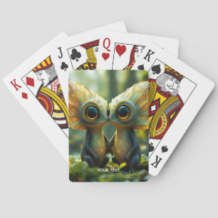 Fantasy Niedlich Blätter Forest Liebe Spielkarten