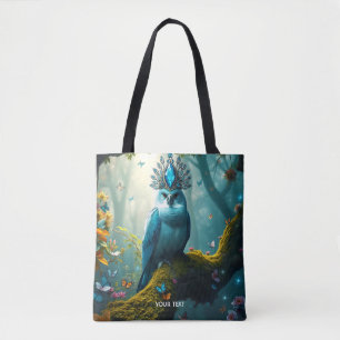 Fantasy Niedlich Blue Bird Forest Tasche