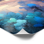 Fantasy Niedlich Blue Bllower City Poster (Ecke)