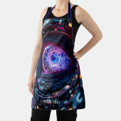 Fantasy Niedlich Blue Cyber Eye Schürze (InSitu)