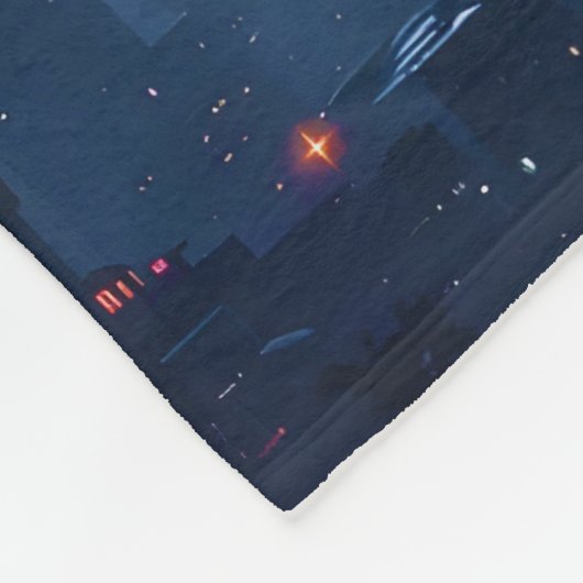 Fantasy Niedlich Blue Dragon City Fleecedecke (Ecke)