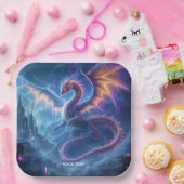 Fantasy Niedlich Blue Dragon City Pappteller (Party)