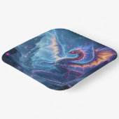 Fantasy Niedlich Blue Dragon City Pappteller (Gewinkelt)