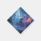 Fantasy Niedlich Blue Dragon City Serviette (Ecke)