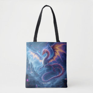 Fantasy Niedlich Blue Dragon City Tasche