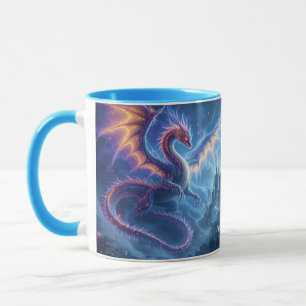 Fantasy Niedlich Blue Dragon City Tasse