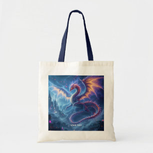 Fantasy Niedlich Blue Dragon City Tragetasche