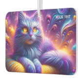 Fantasy Niedlich Blue Lila Cat Autolufterfrischer (Links)