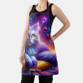 Fantasy Niedlich Blue Lila Cat Schürze (InSitu)