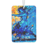 Fantasy Niedlich Blue Orange Dancer Autolufterfrischer (Rückseite)