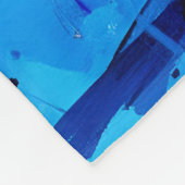 Fantasy Niedlich Blue Orange Dancer Fleecedecke (Ecke)